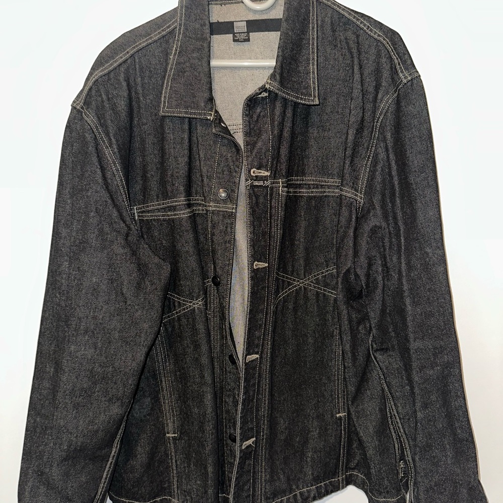 Marithe Francois Girbaud Black Lightweight Shirt Jacket